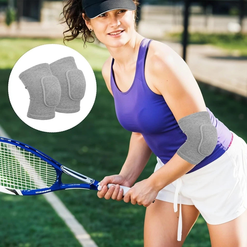 Elbow Pads for Men, 1 Pair Compression Arm Brace Support, Breathable Fitness …