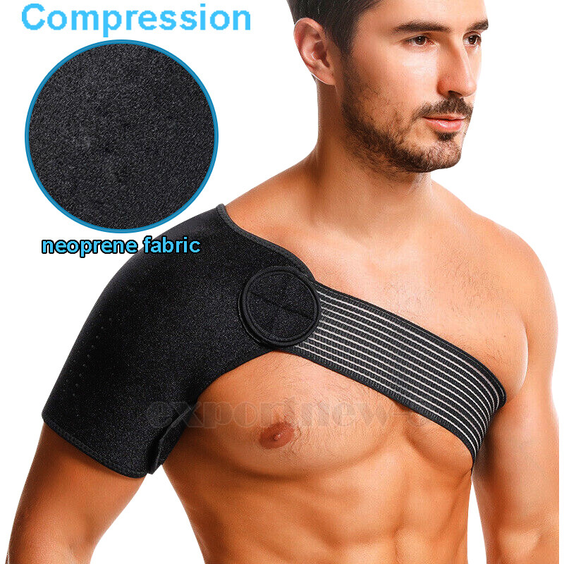 Shoulder Brace Sleeve Compression Support Torn Rotator Cuff Relief Joint AC Pain