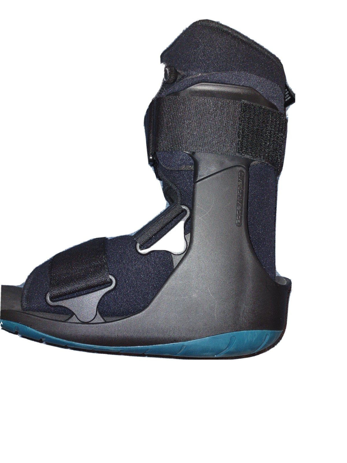 Ovation Medical Short Air Walking Gen 2 Boot/Brace Medium Black/ Teal