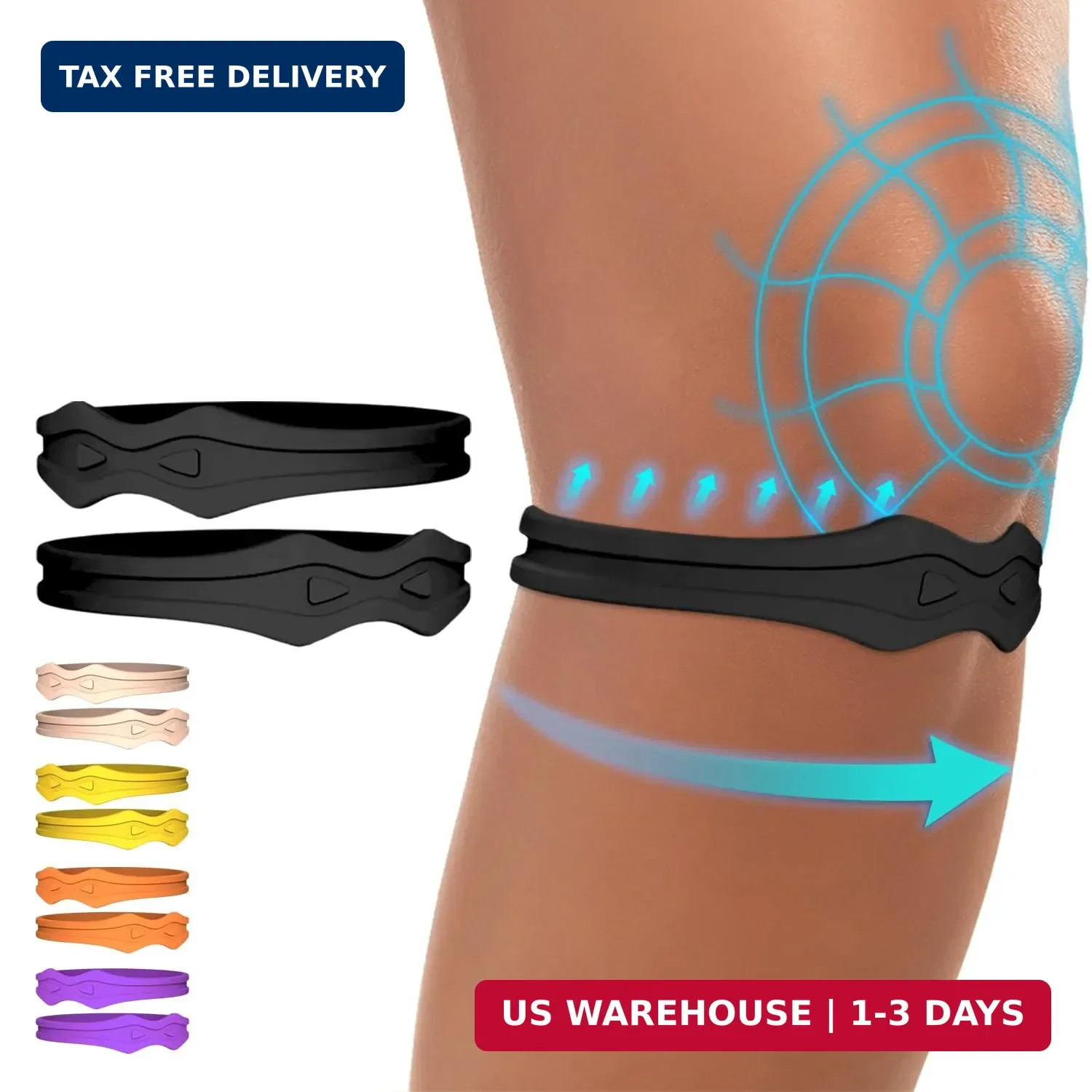 Fit Geno Knee Strap Patella Support: Knee Band for Patellar Tendon Pain Relief –