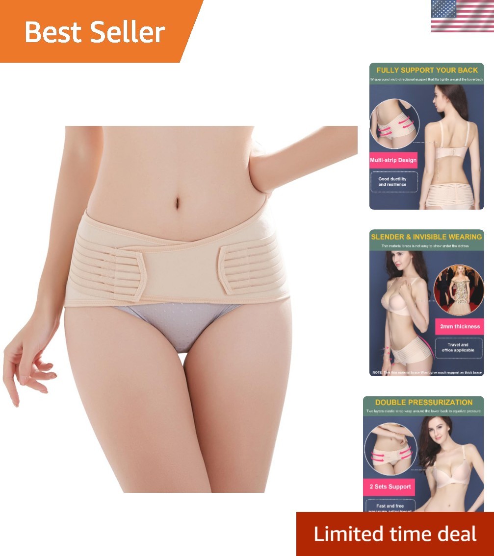 Breathable Support Belt for Lower Back Pain – Adjustable & Comfortable Fit