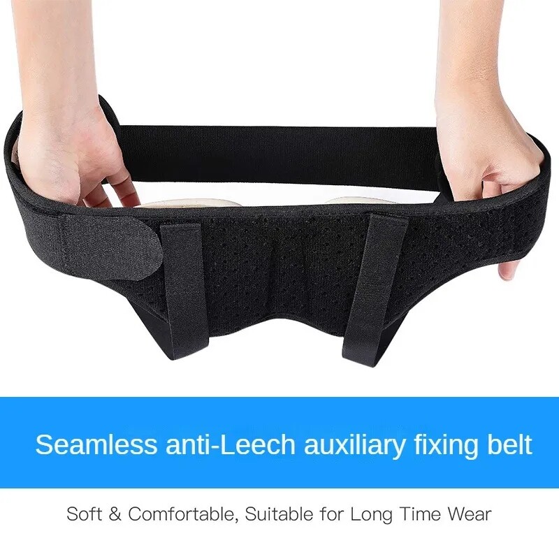 Adult Inguinal Hernia Support Belt Double Groin Truss Brace Pain Relief & Pads