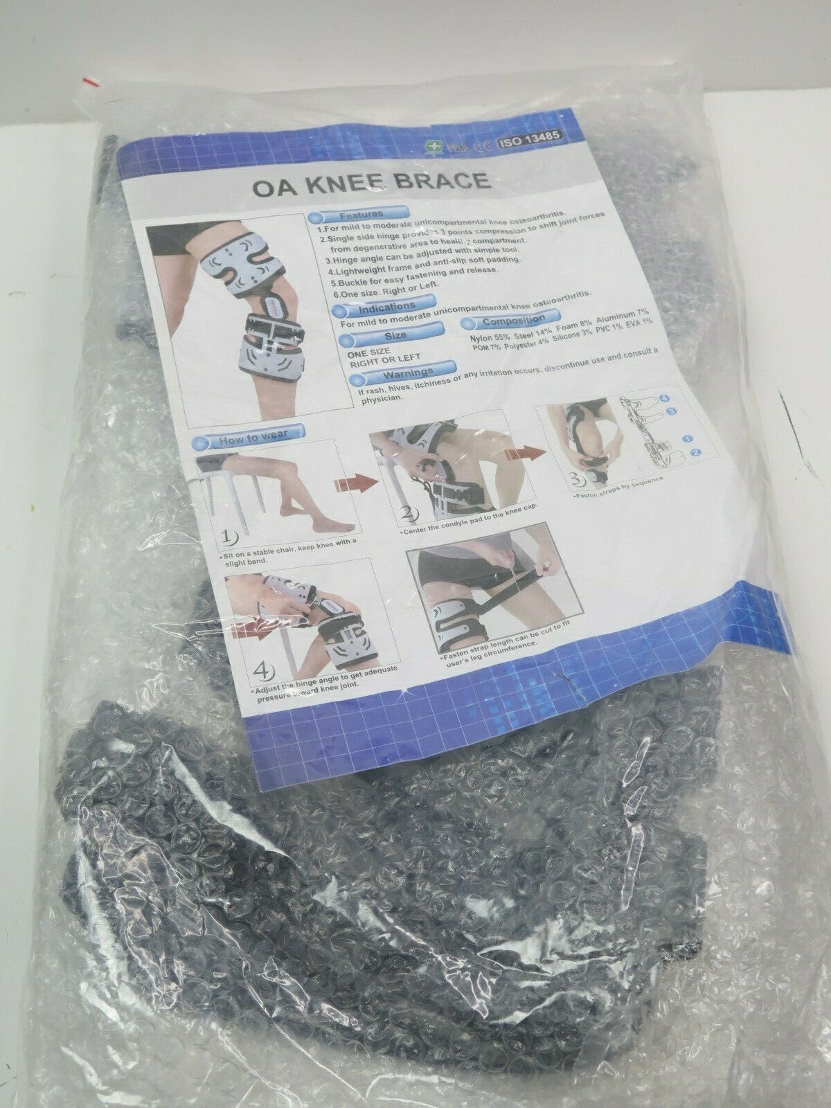 AMERICAN MEDICAL PRODUCTS OA PAIN BUSTER LEFT NEW Latex Free