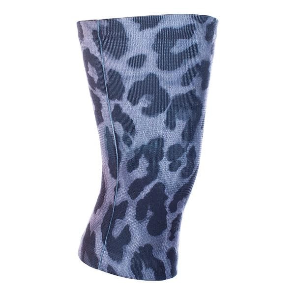 Celeste Stein Compression Knee Brace for Plus Size 14″-17″, Blue Cougar Denim