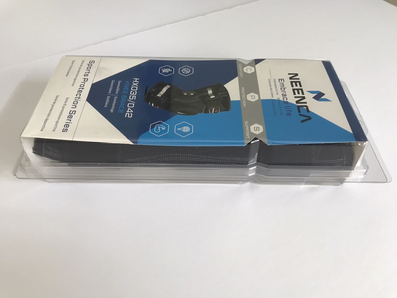 NEW Neenca Knee Brace HX035 /042 Adjustable Hinged Support Comfort Gel Pad SMALL