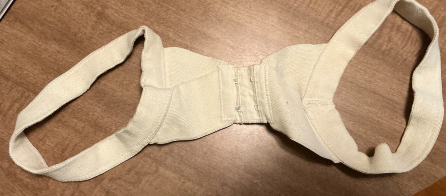 Vintage Adjustable Posture Corrector Back Shoulder Support Correct Women 1970s