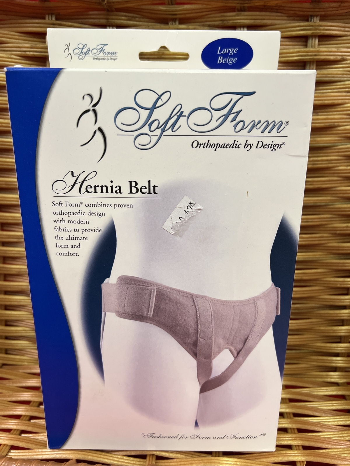 FLA Orthopedics Soft Form Hernia Belt For Men Beige Size Large New In Box