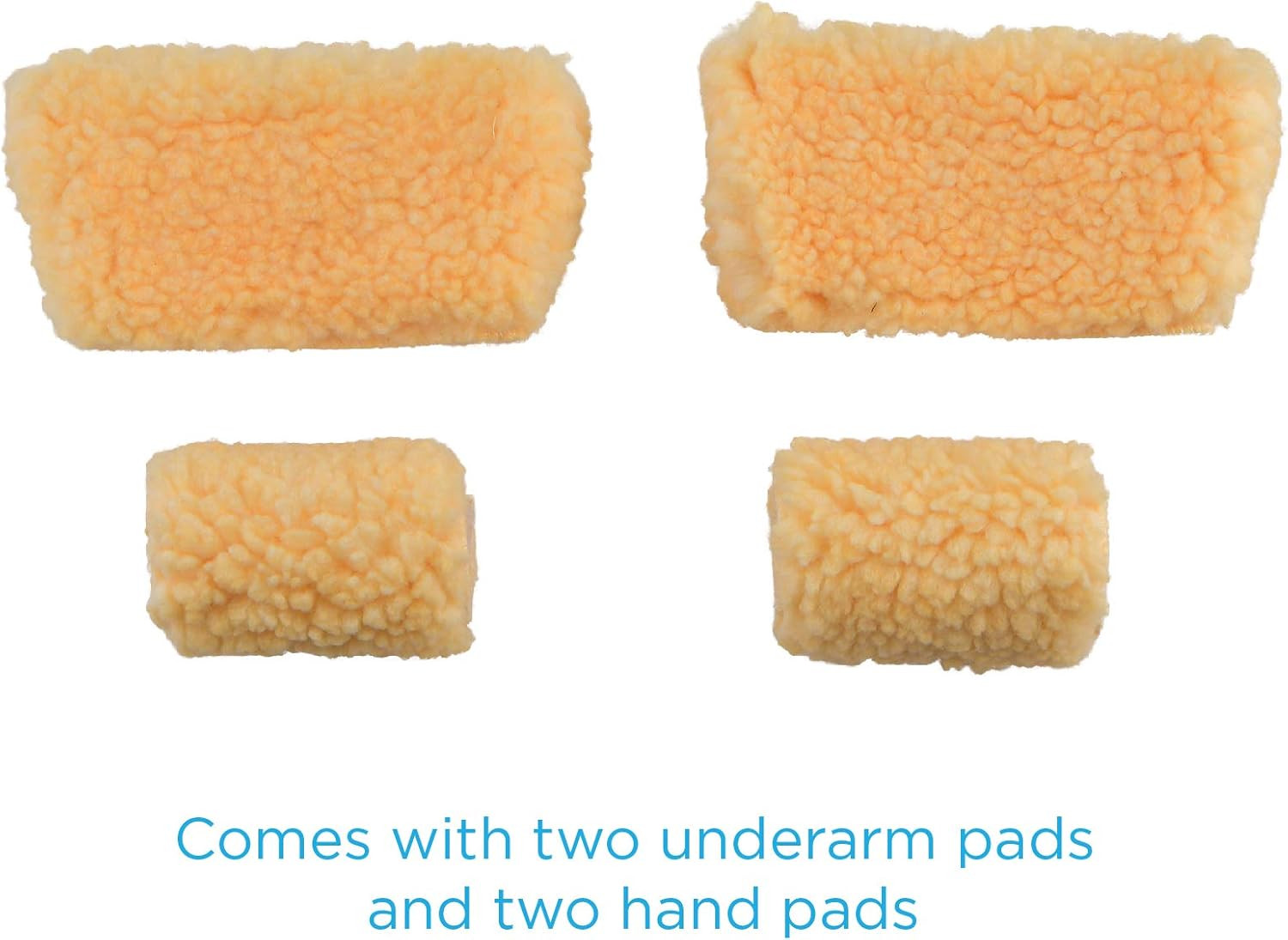 Medical Products Sheepskin Fleece Crutch Pads, Universal Fit Padded Cushion Flee