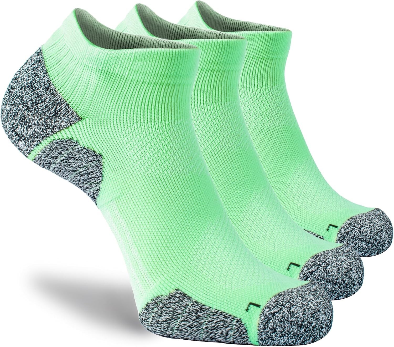 Light-Green Geometric Ankle Socks Multipack – Comfort & Performance Combined