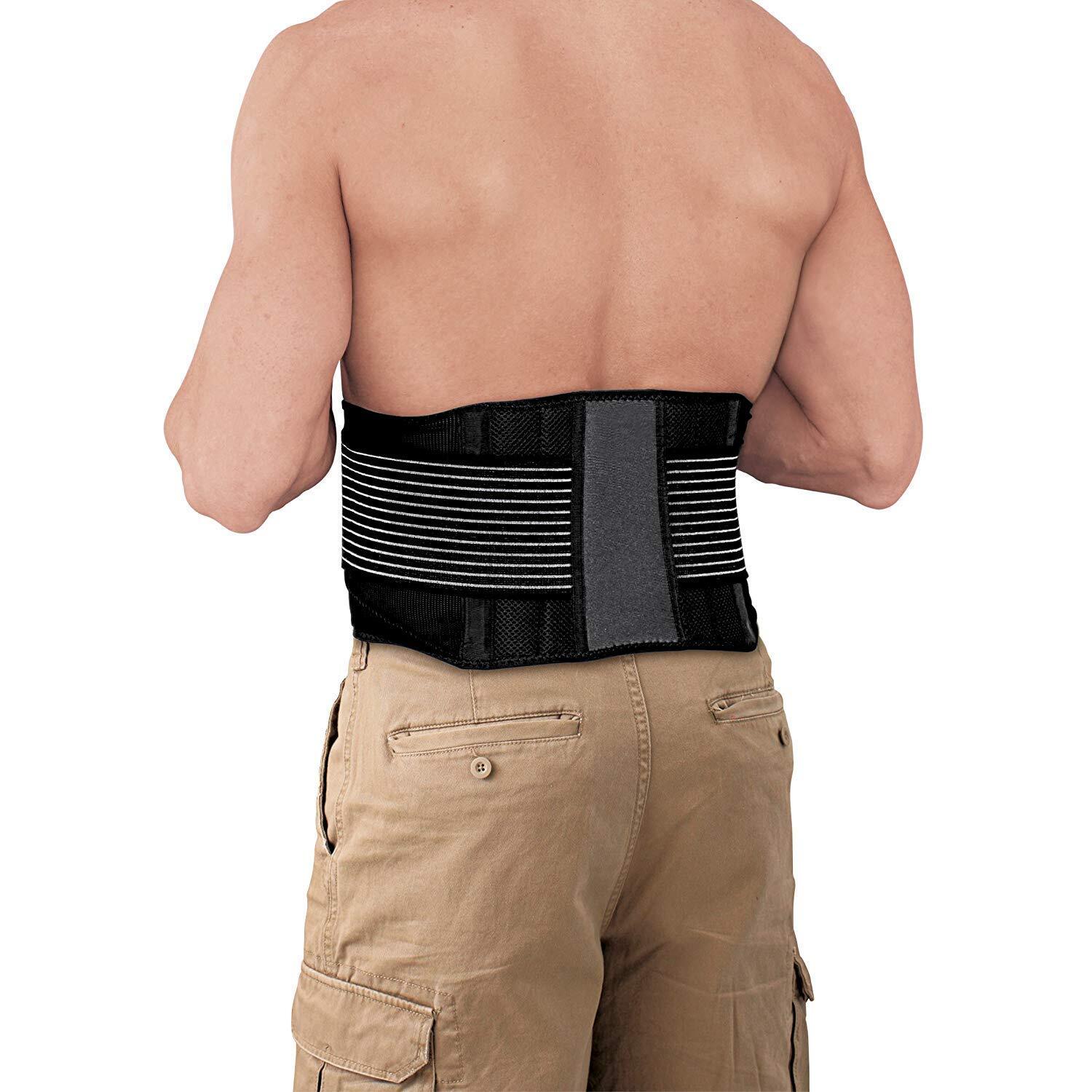 ACE Adjustable Back Brace for Lower Back Support and Comfort Mesh Panels