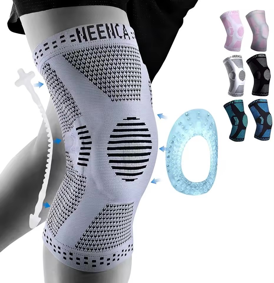 NEENCA Copper Knee Brace Knee Support with Patella Gel Pad &Side Stabilizers