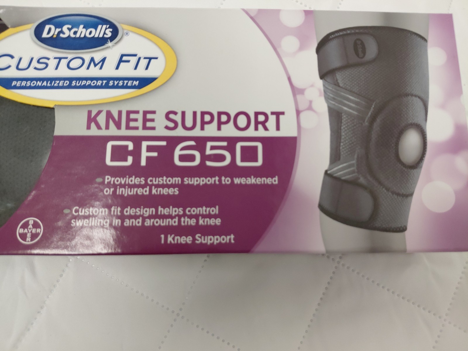 New Dr Scholls Custom Fit Knee Support CF 650