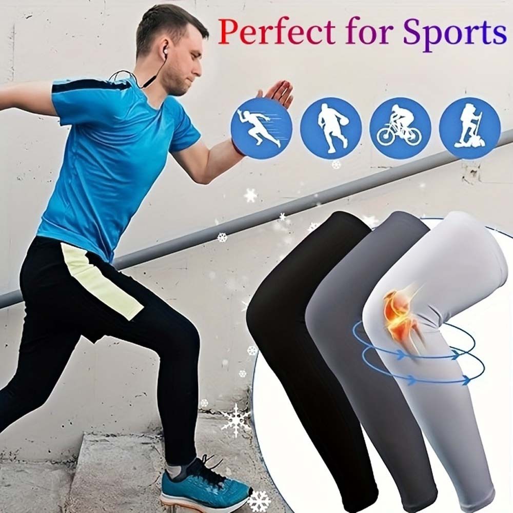 Comfortable Non-Slip Stretchable One-Size-Fits-Most Soft Compression Leg Sleeves