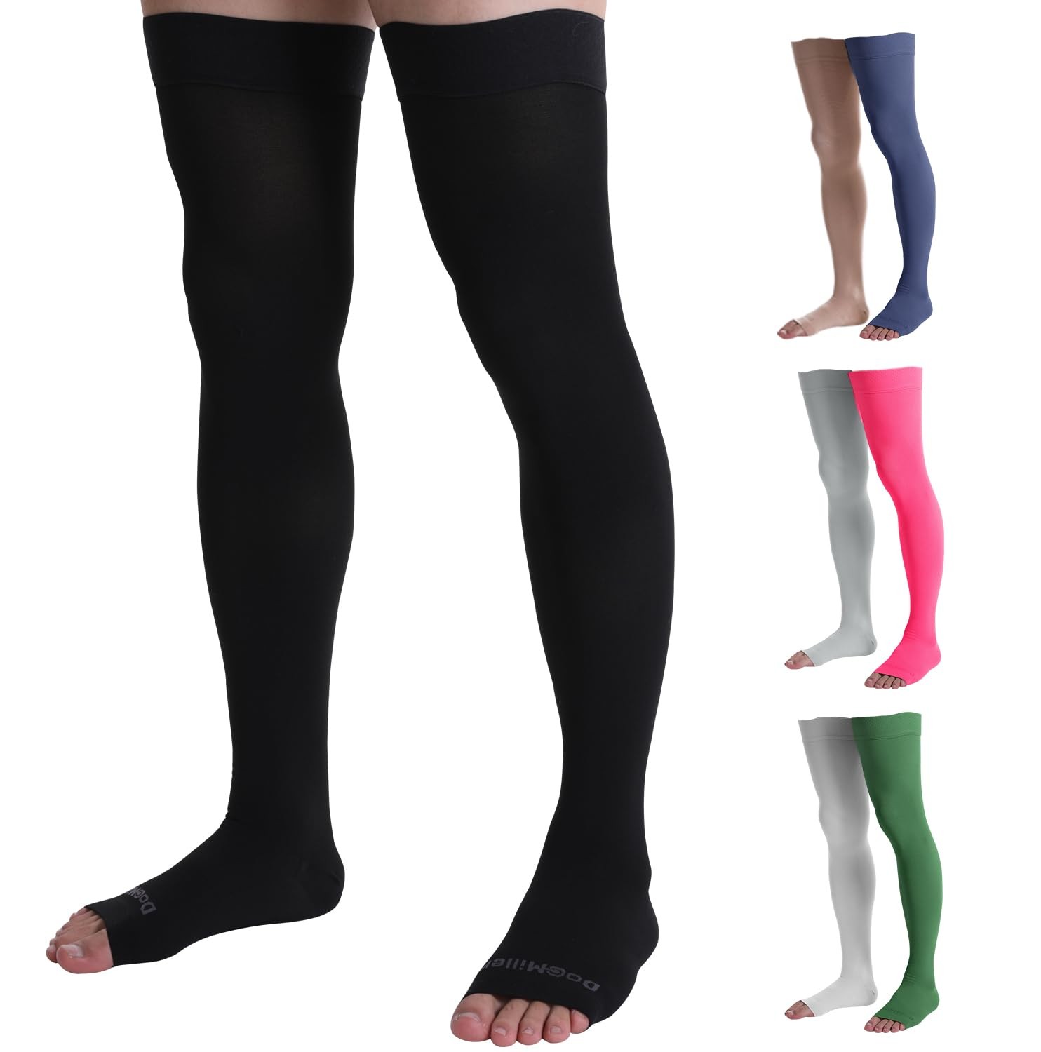 Thigh High Compression Socks 20-30mmHg