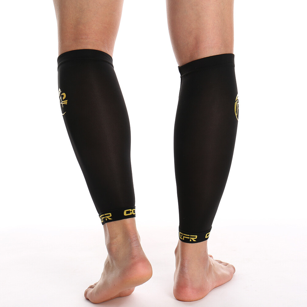 Copper Compression Socks Recovery Calf Leg Sleeves Shin Splint Running Sport Gym