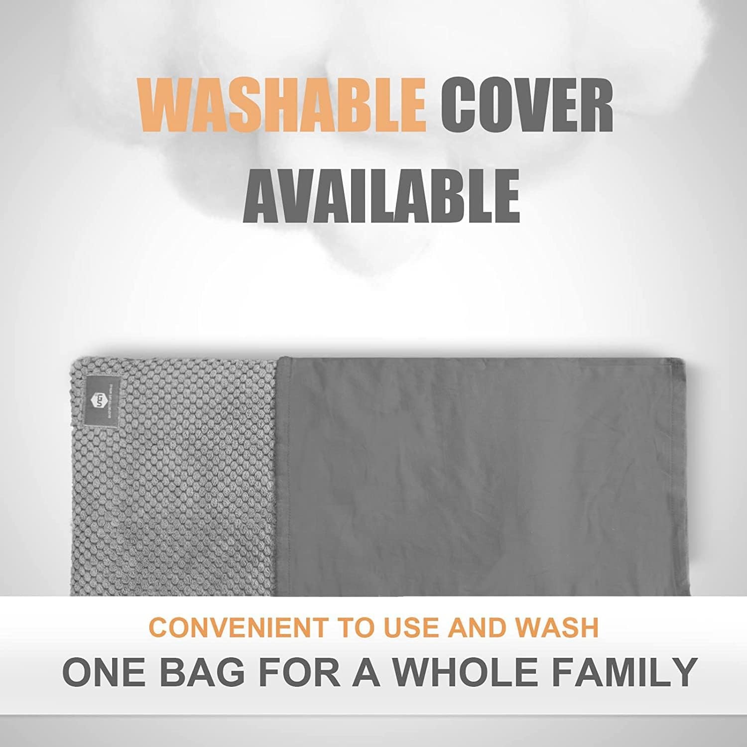 Wide Microwave Heating Pad with Washable Cover 9.5 x 16in Microwavable | Hot Pad