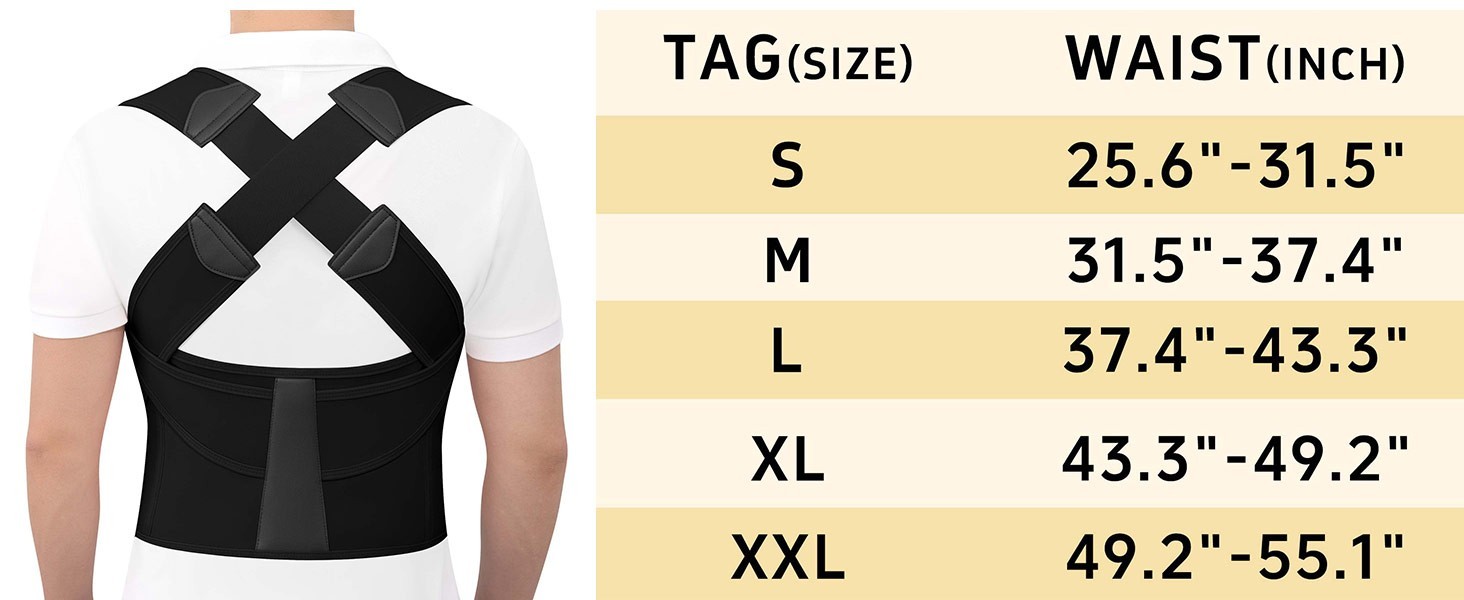Back Brace Posture Corrector for Women and Men Upgraded Dynamic Traction Correct