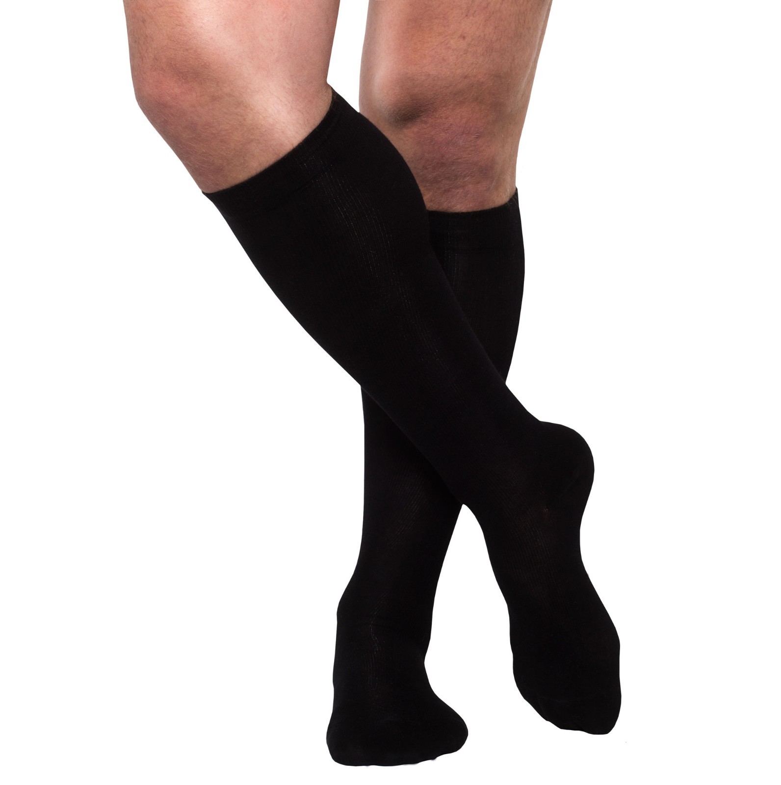 Cotton Compression Socks 15-20 (EU 18-22) mmHg Support Stockings for Men & Women