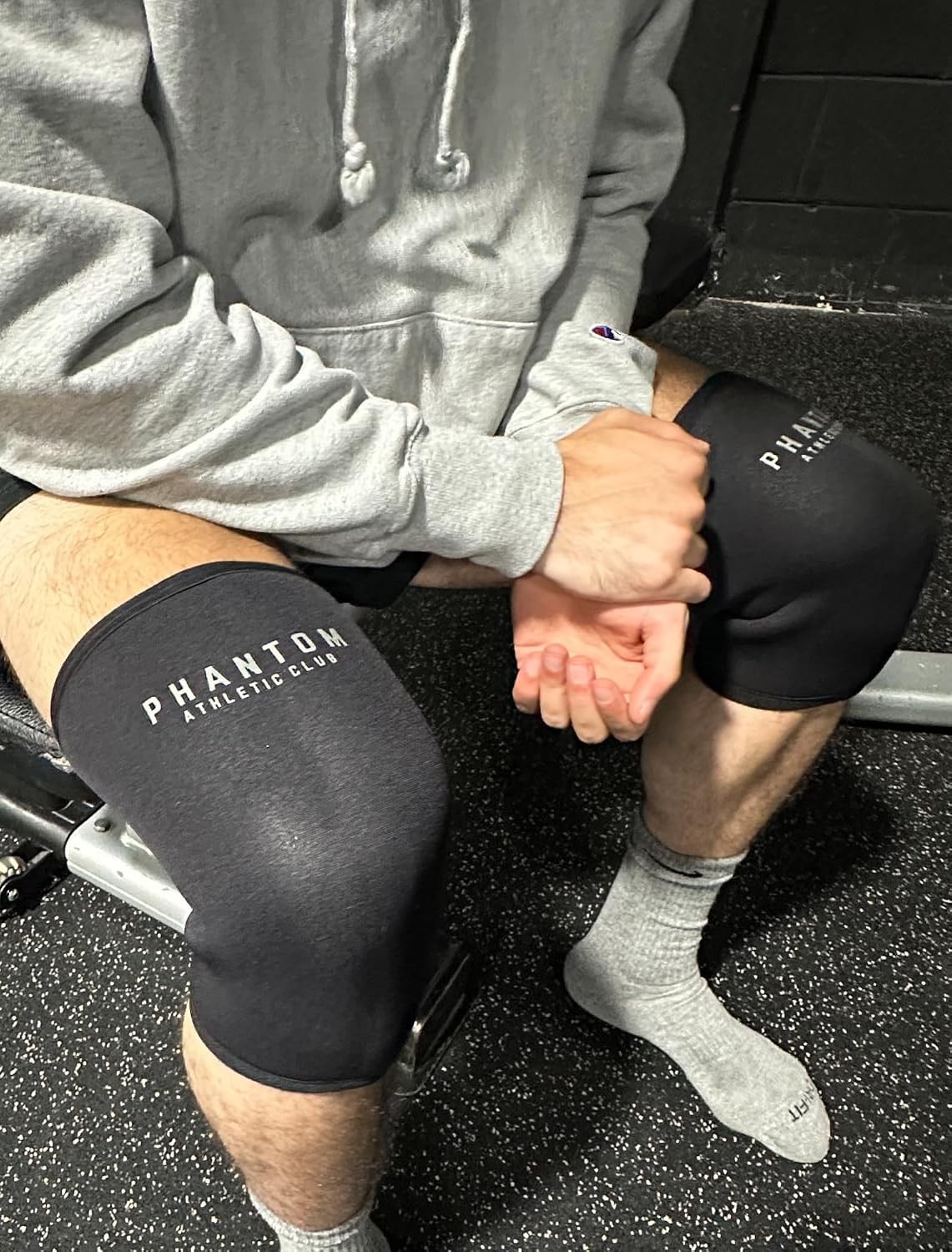 7mm Compression Knee Sleeves for Weightlifting Support, Powerlifting Strength, H