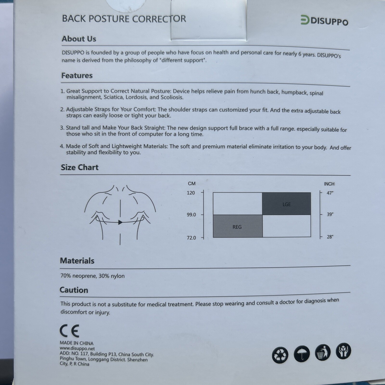 Doctor Quick & Easy Posture Corrector – Black