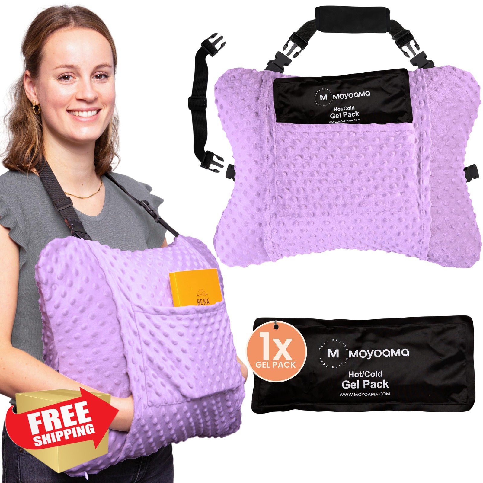 MOYOAMA Hysterectomy Pillow Post Surgery C-Section Abdomen Recovery Gift