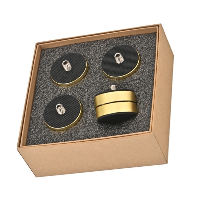4Pc Speakers Stand Shockproof Device Stabilizers Rubber Mats for Home Electronic