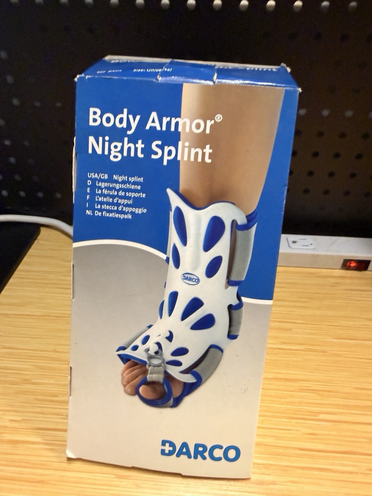 Darco Body Armor Night Splint Standard White Foot Size: Universal *