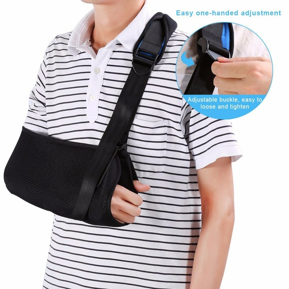 Arm Sling Adjustable Shoulder Support Fracture Protector Elbow Wrist Belt