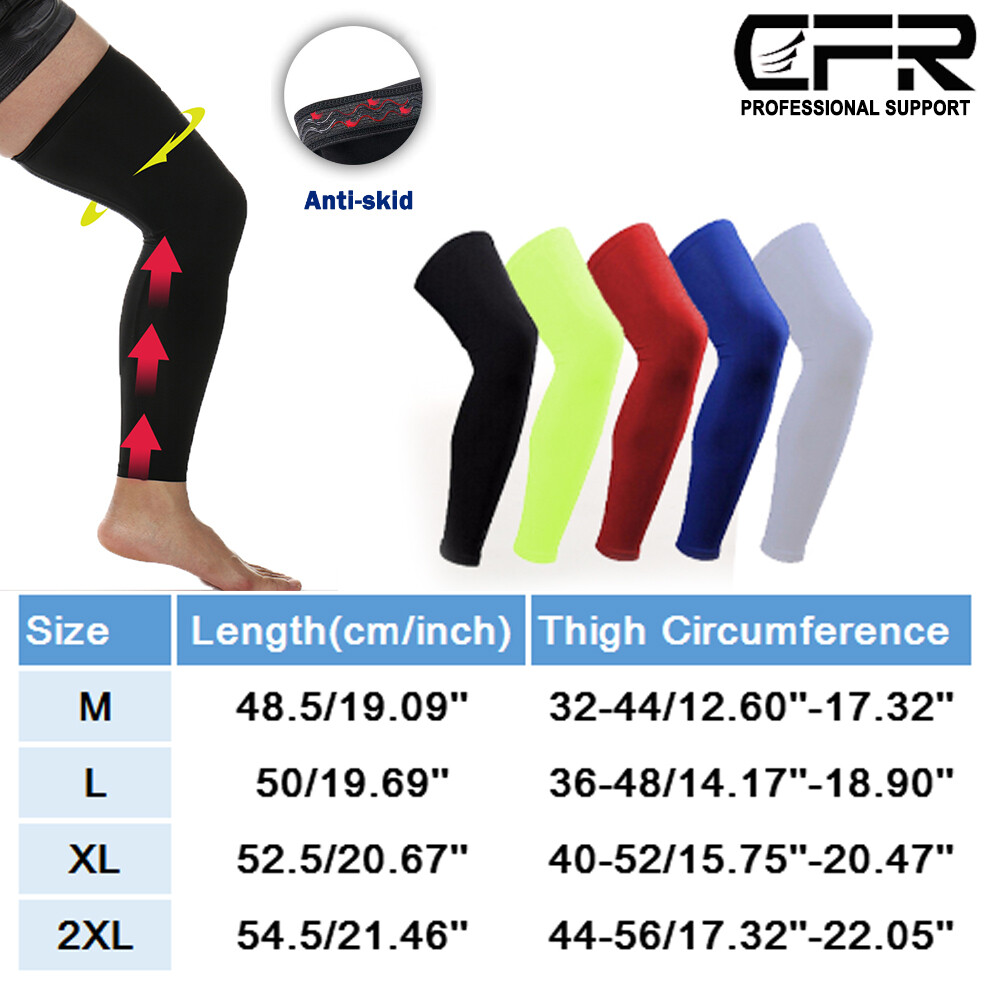 Compression Socks Knee High Support Stockings Leg Thigh Sleeve For Men Women Arm