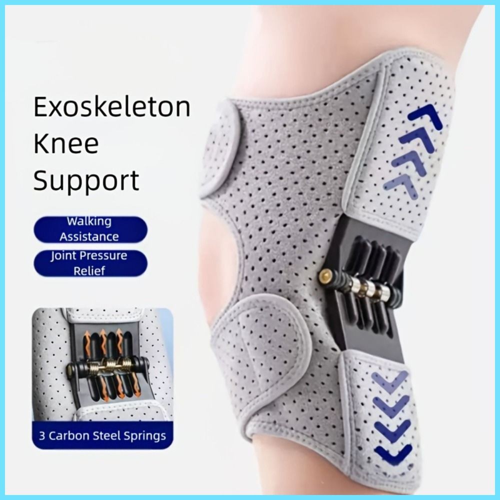 2pcs Spring Knee Brace Set, Stair Climbing Aid, Dual-Axis Joint Support System,