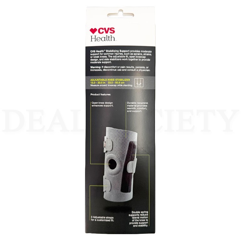CVS Adjustable Stabilizing Knee Support Moderate Support