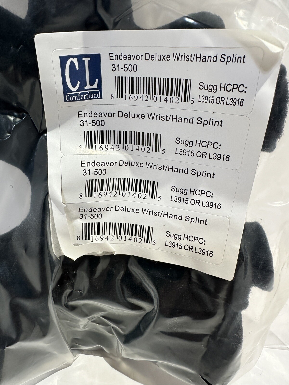 Comfortland Medical Endeavor Deluxe Wrist/Hand Splint 31-500