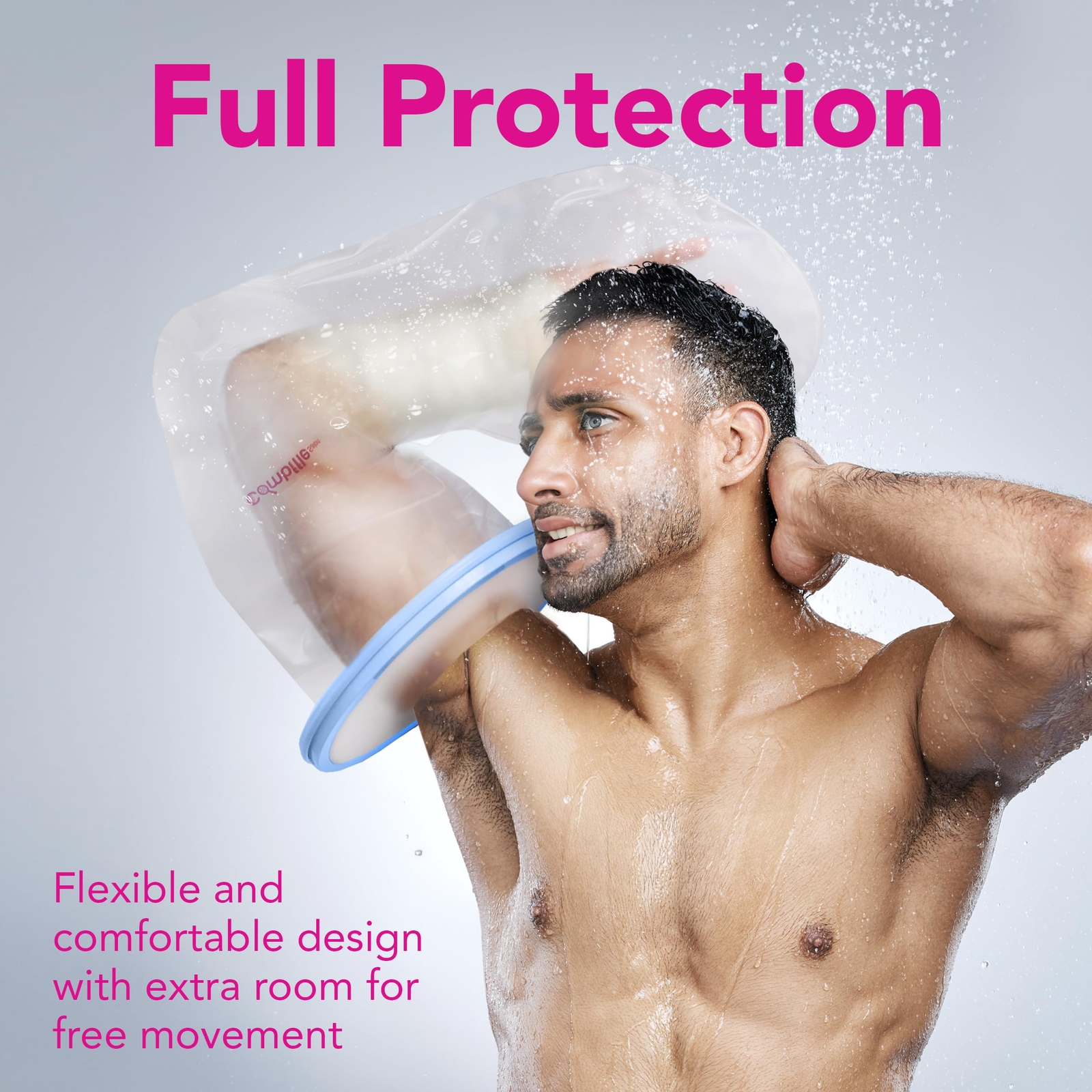 Universal Fit Cast Cover Kit for Shower Full Leg Arm Waterproof Reusable 4 Pack