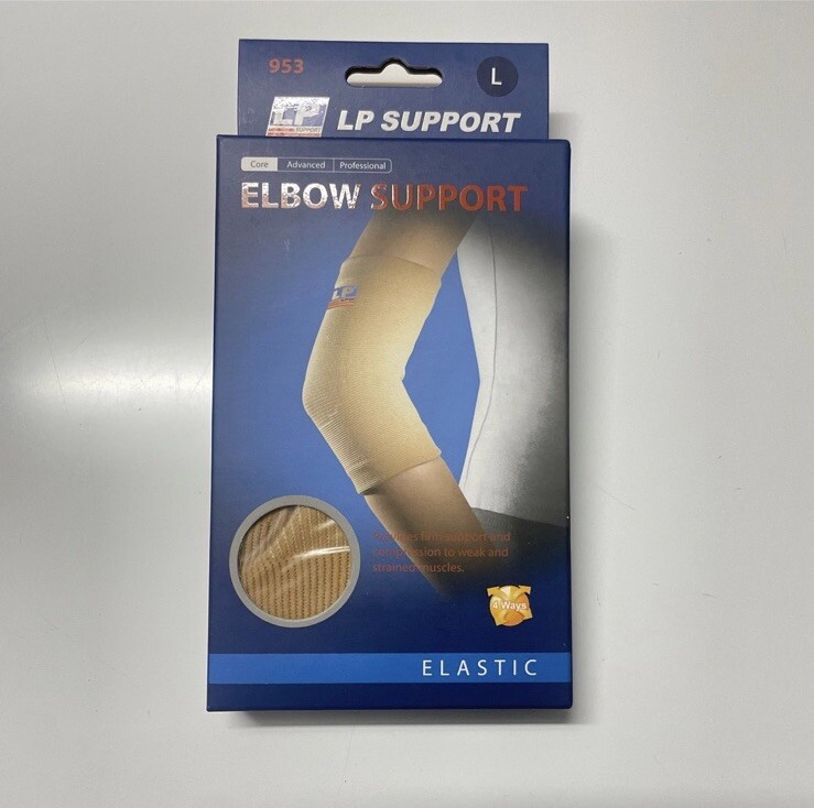 LP SUPPORT Model 953 4-way Stretch Elastic Elbow Support, Unisex Size Large