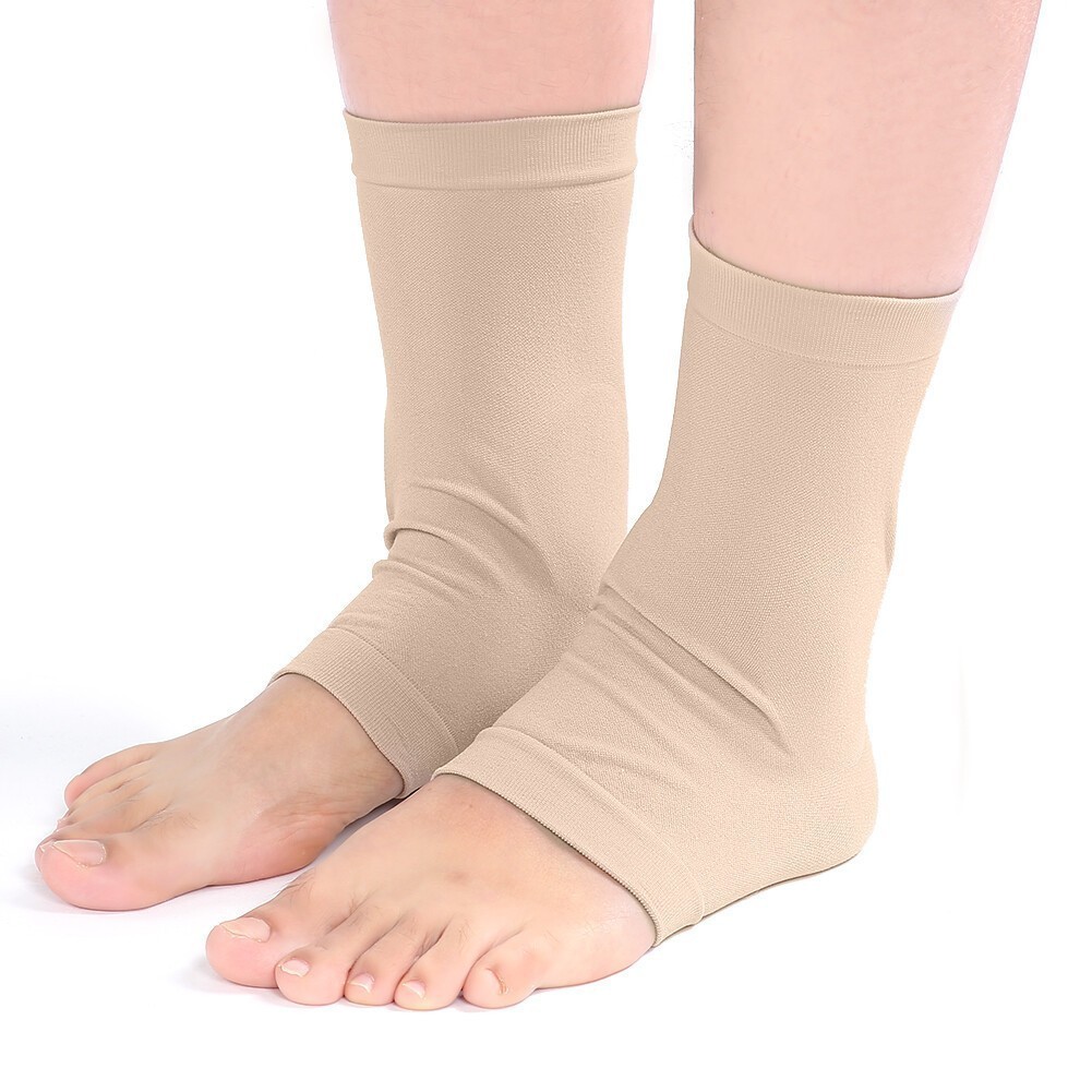 Soft Elastic Ankle Protection Sleeve Silicone Protective Pad Breathable