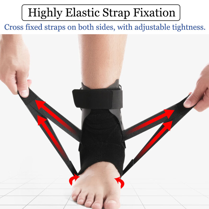 Ankle Brace Support Stabilizer Foot Guard Sprain Pain Relief Drop Foot Strap