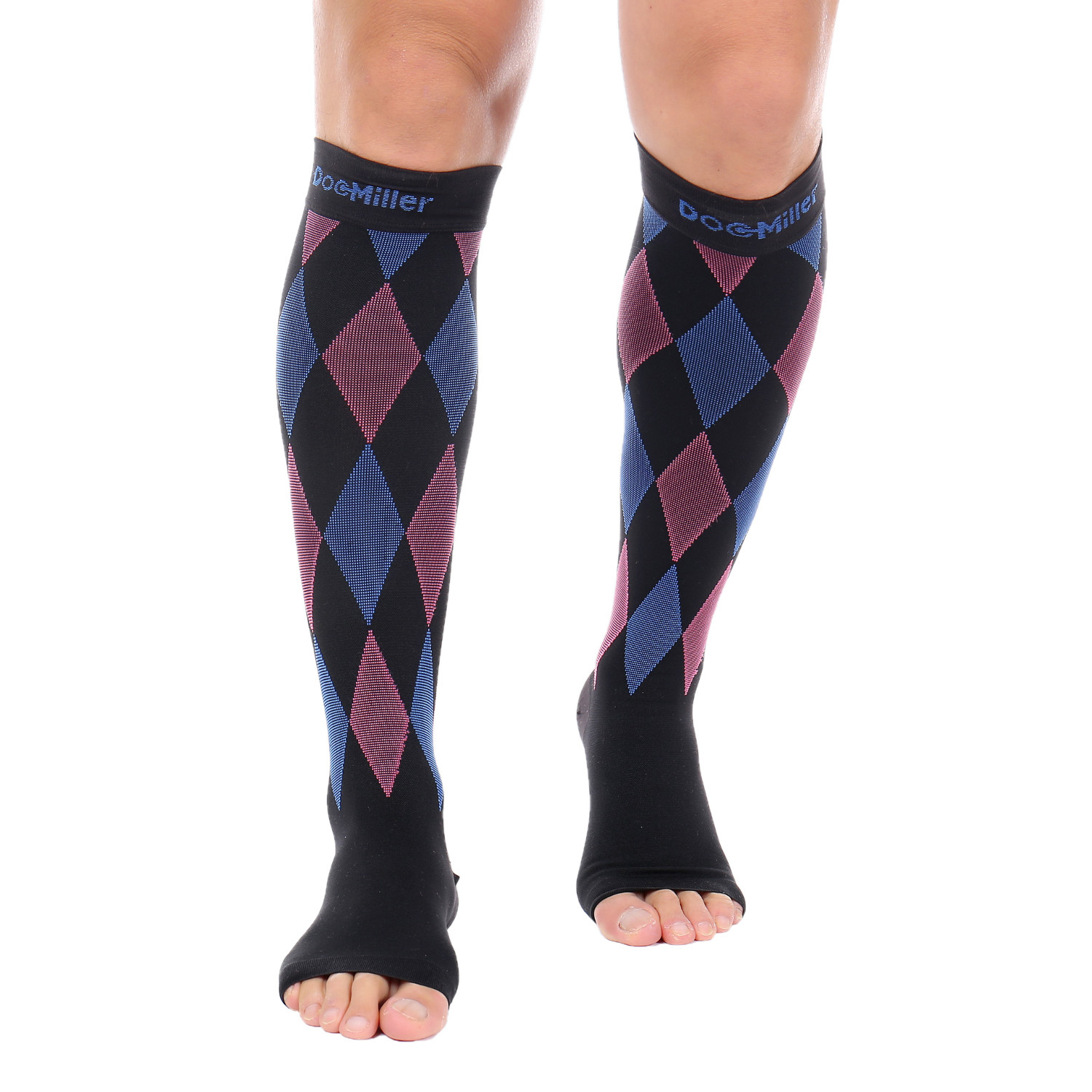DOC MILLER MEDIAS DE COMPRESION PUNTA ABIERTA 3040mmHg MANGAS PARA DOLOR VARICES