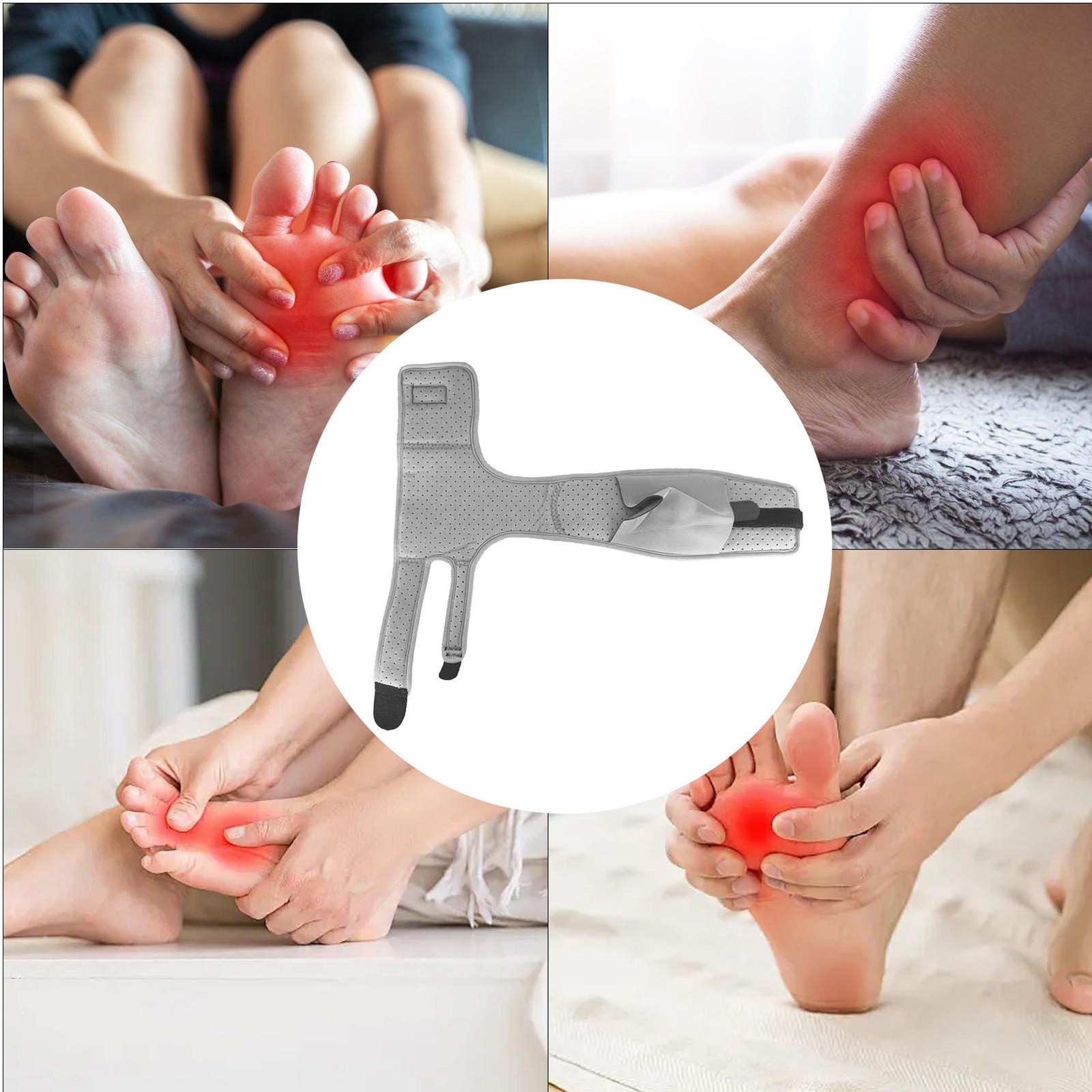 Plantar Fasciitis Night Splint Drop Foot Pain Relief Ankle Brace Support Strap