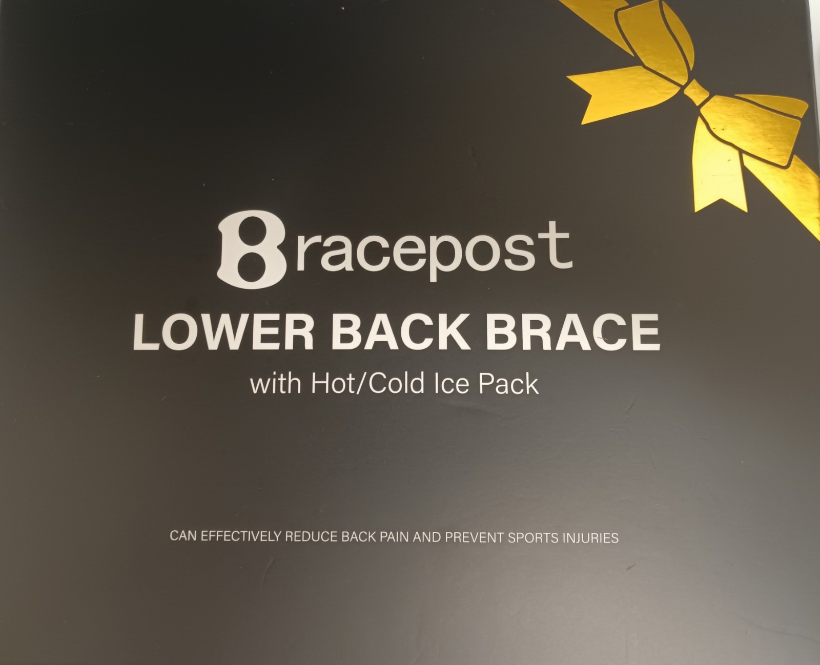 BRACEPOST Lower Back Brace, Adjustable Hot/Cold Pack, One Size fits all