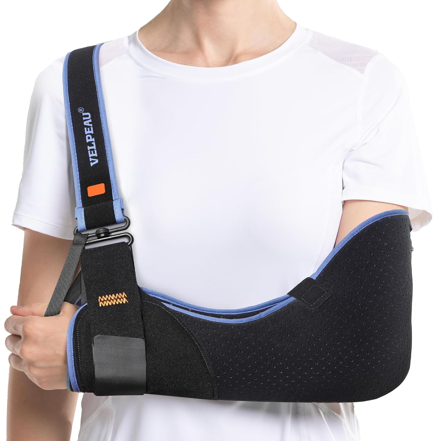 Arm Sling Shoulder Immobilizer for Women and Men, Fit Left or Right Arm – Rot…