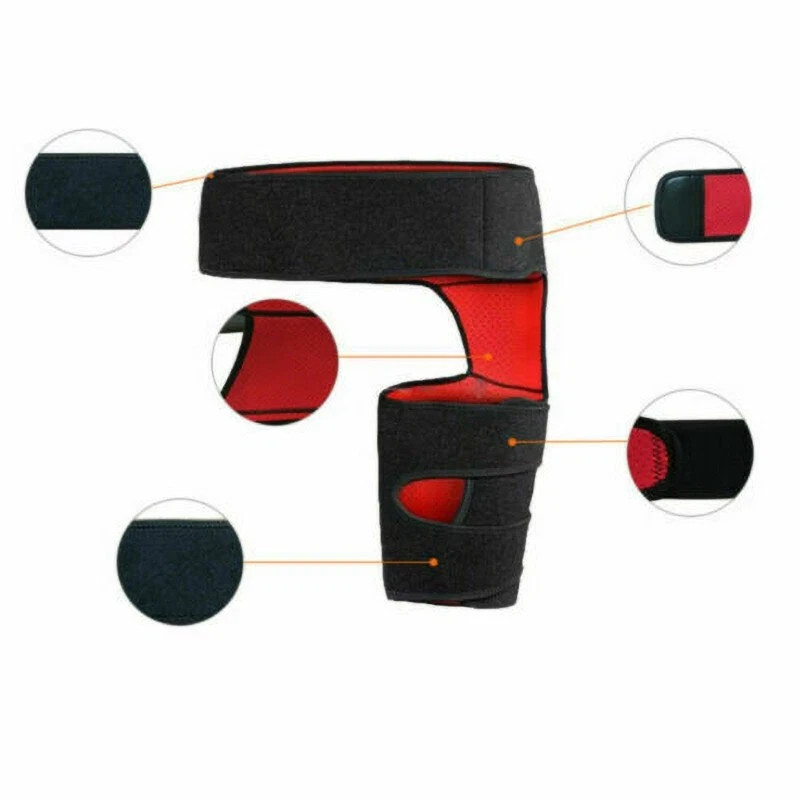 Hip Brace Compression Groin Support Wrap for Sciatica Pain Relief Thigh Recovery