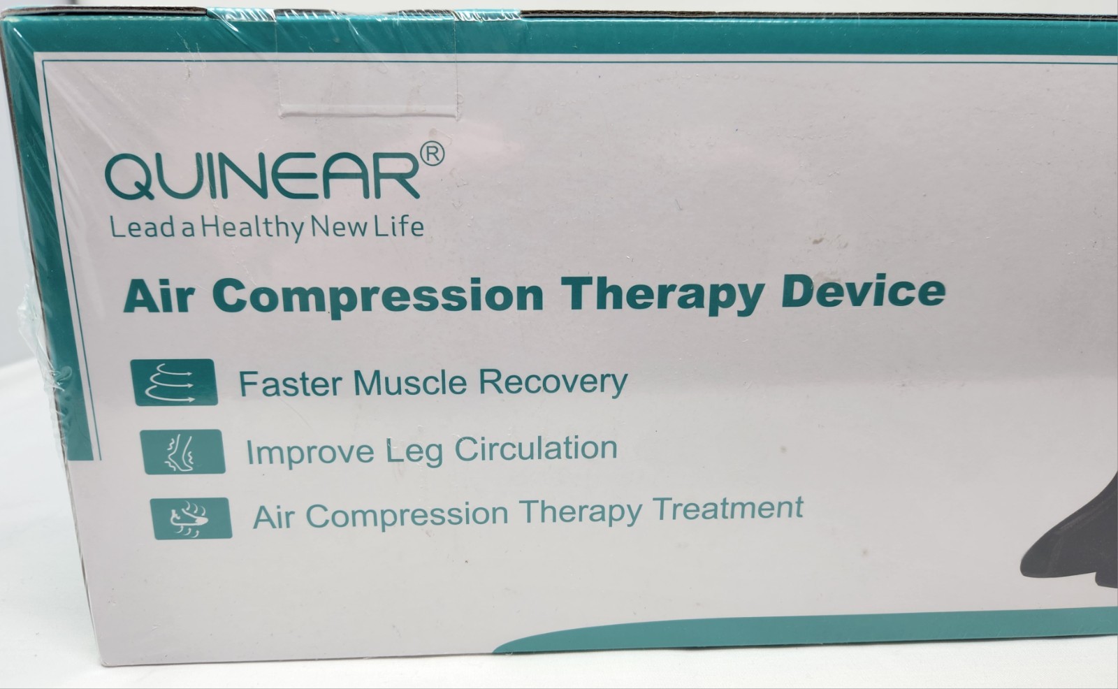 QUINEAR Air Compression Therapy Device QN-070A Leg Recovery Boots – New