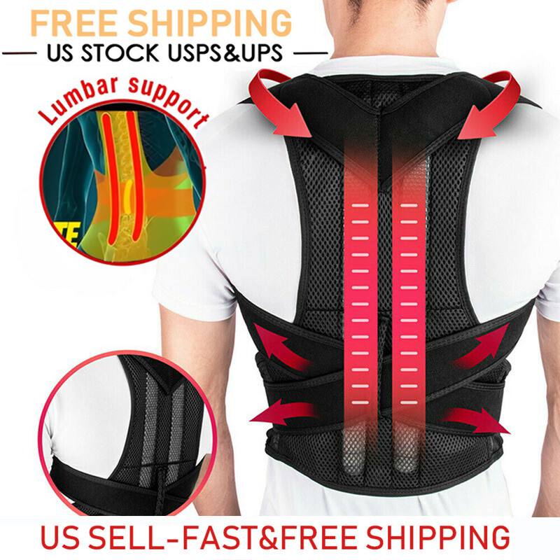 Posture Corrector for Men and Women Body wellness Spine Back Support Belt Brace