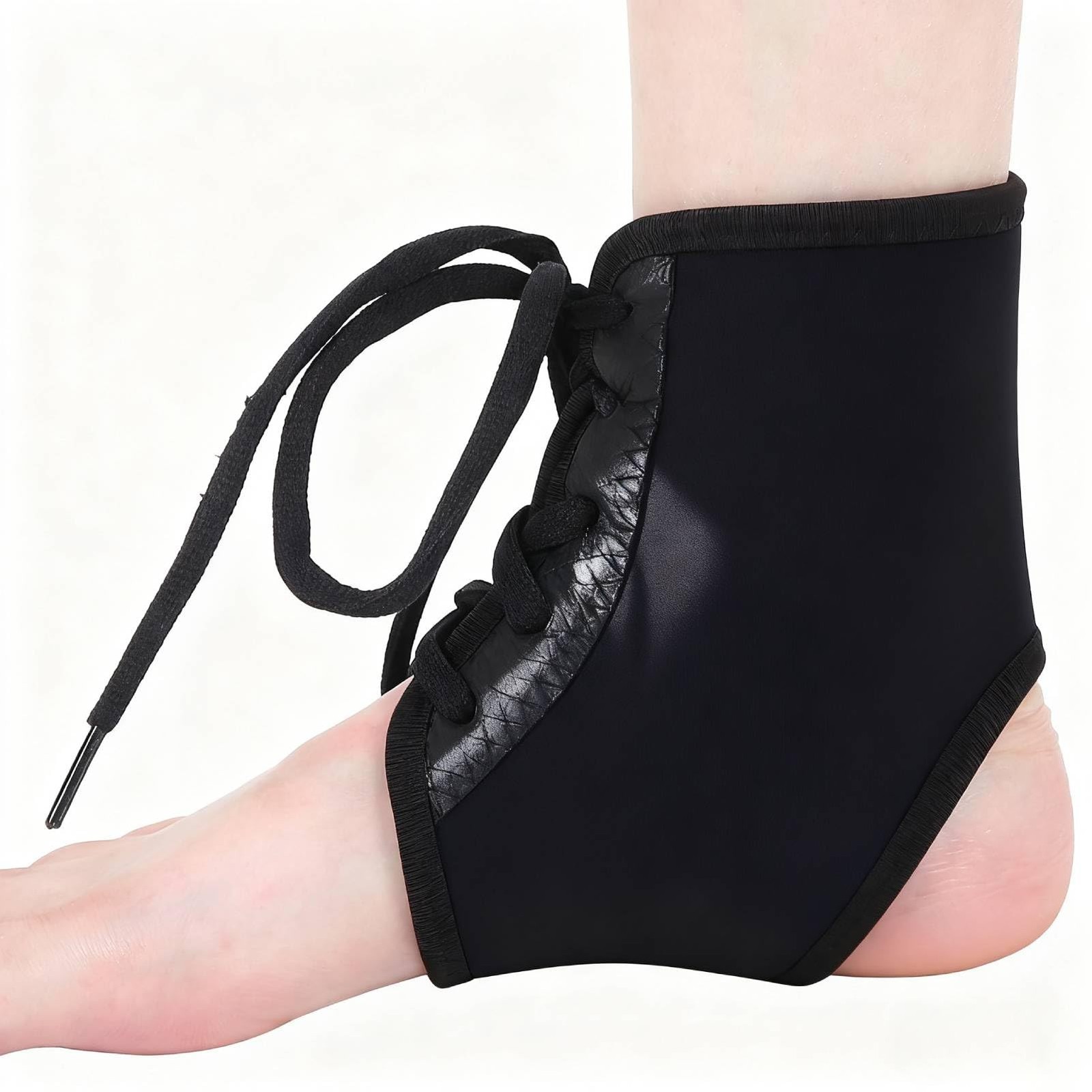 Lace Up Ankle Brace, Adjustable Compression Ankle Strap Support, Breathable A…