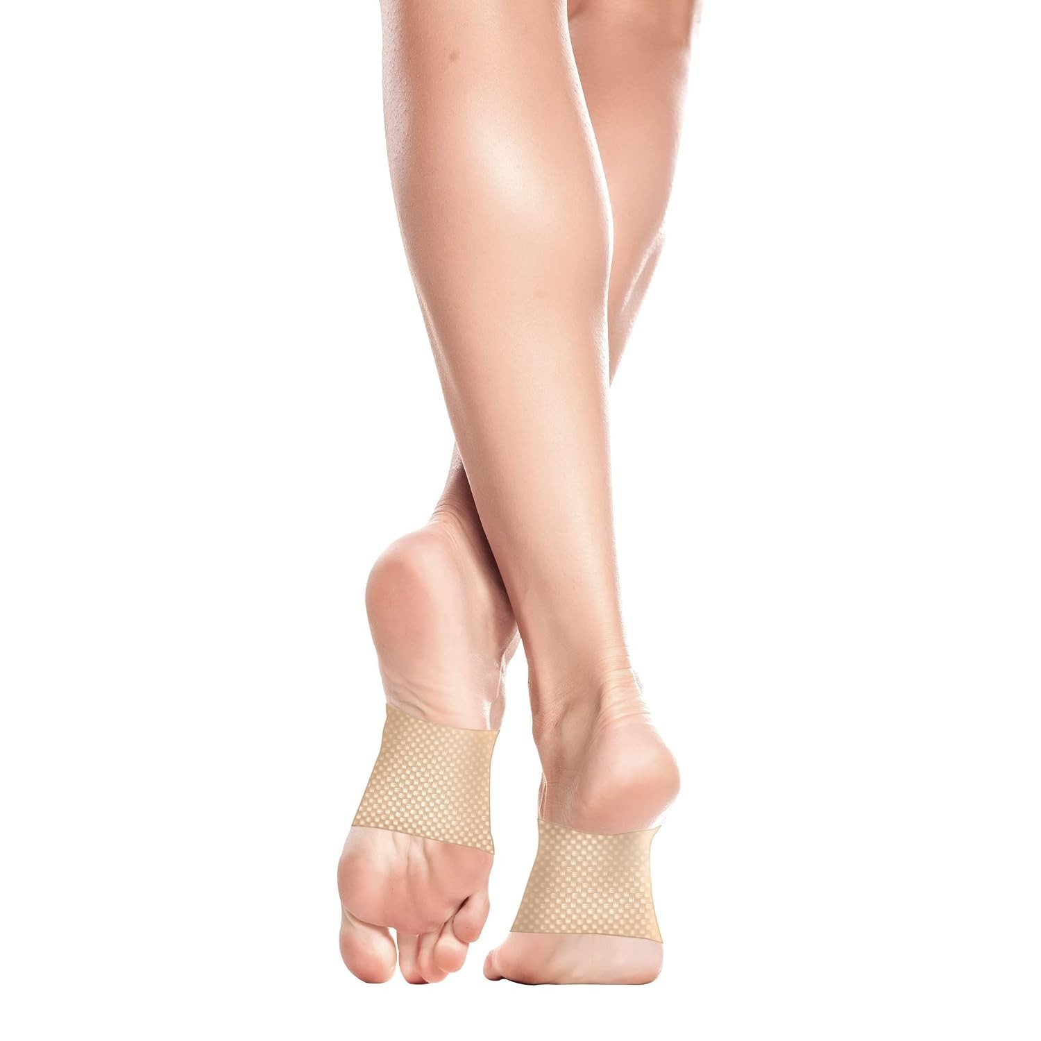 Health Unisex Arch Compression Bands, Beige