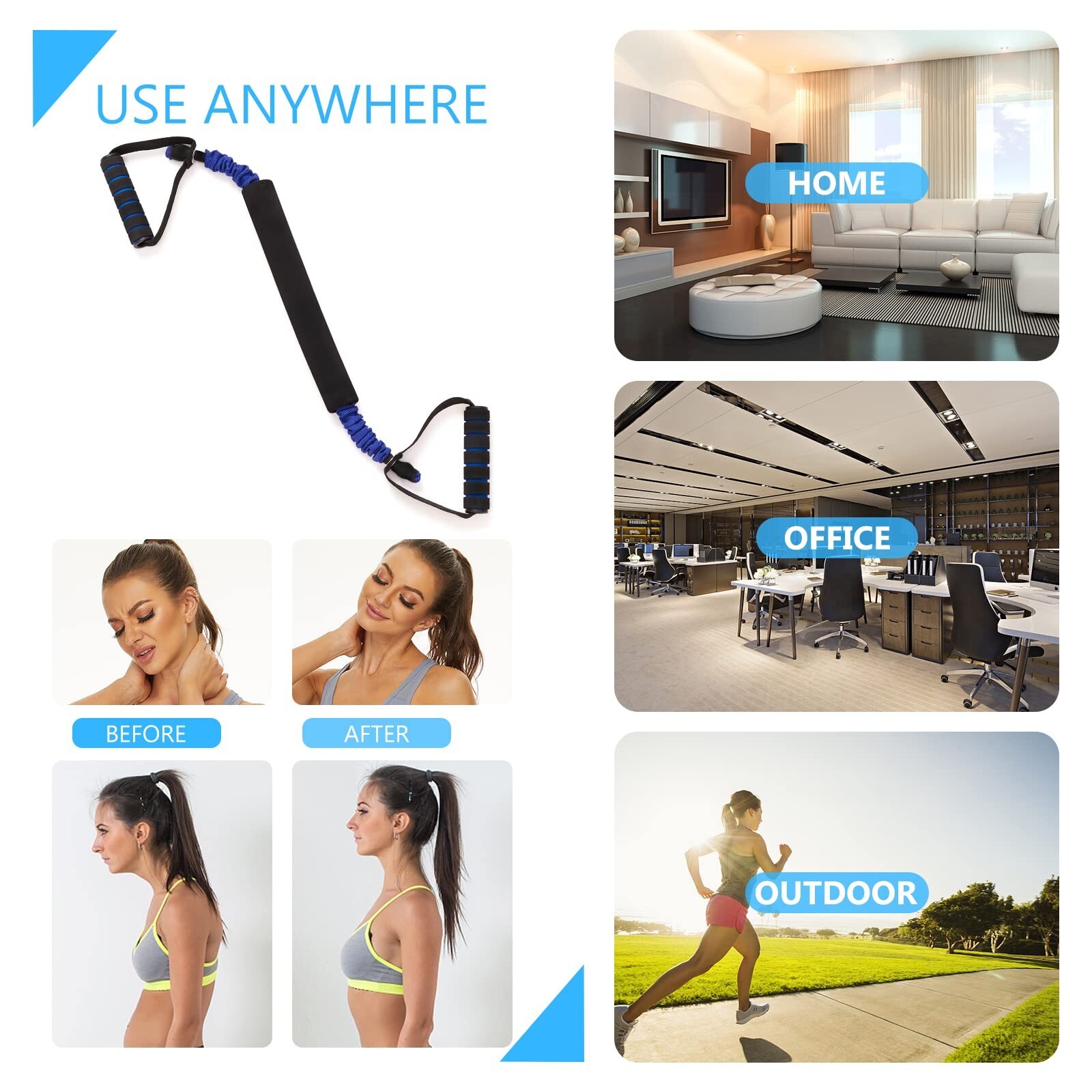 Neck Stretcher Exerciser, Cervical Traction Device for Neck Pain Relief and C…