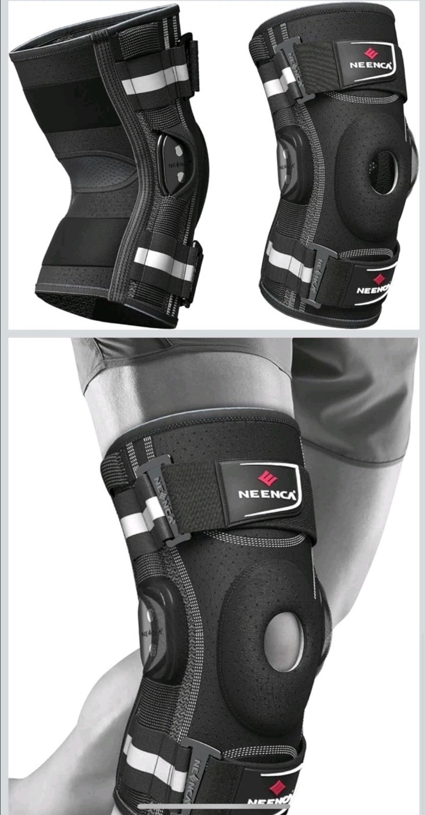 (3XL – XXXL) NEENCA Knee Brace Knee Pain Hinged Knee Support Large HX035/042