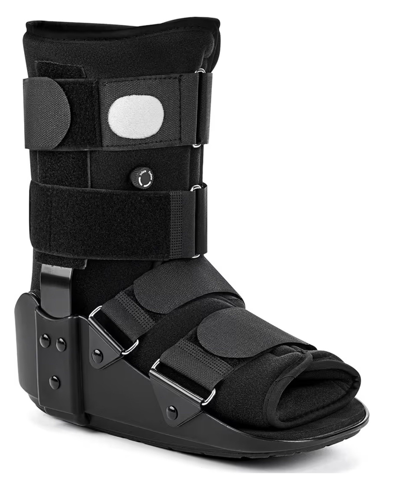 Medibot Advanced Walking Boot for Ankle Injuries,Adjust Air Splint w/ Pump,Large