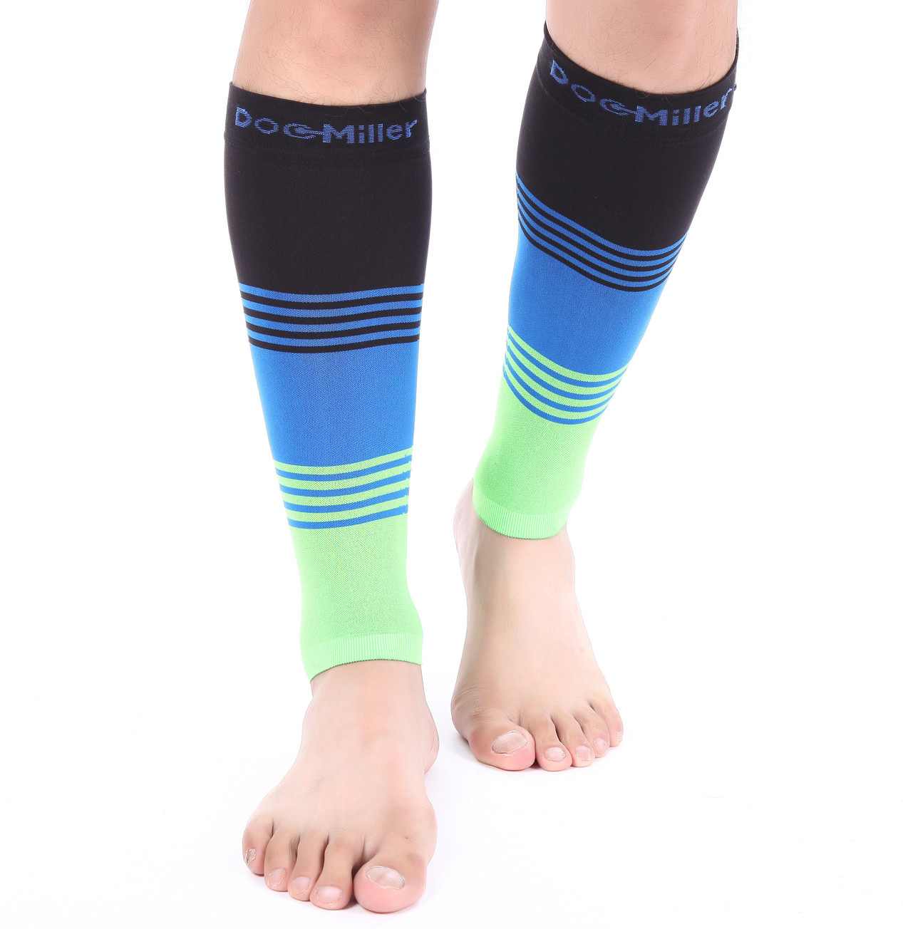 Doc Miller Compression Leg Stockings Calf 20-30MMHG Sleeves For Varicose Pain