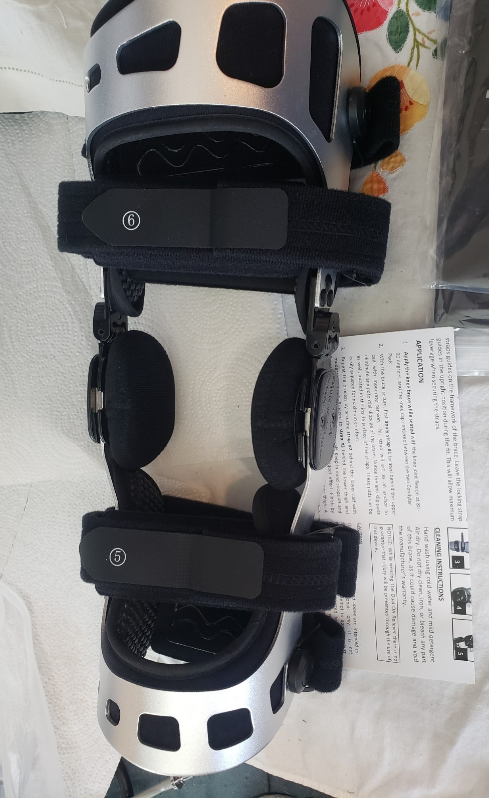 Dr Medical DRMS The Dual OA Reliever LEFT KNEE Brace Size Medium KB0104-147L-02